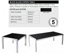 Black Glass Coffee Table Range And Specifications